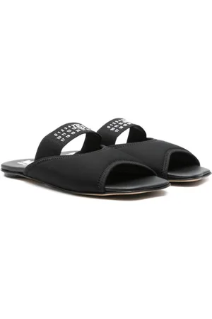 Maison Margiela Sandali slides con motivo numeri
