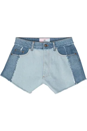 Chiara Ferragni Shorts denim con applicazione