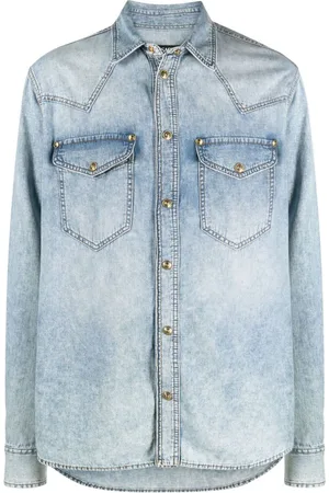 VERSACE Camicia denim stile Western
