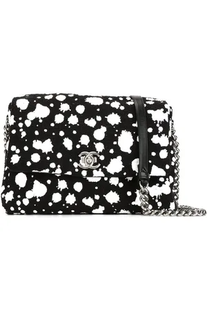 CHANEL Paint splatter shoulder bag