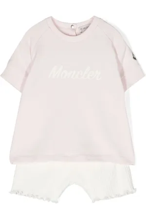 Moncler Set con shorts e stampa logo