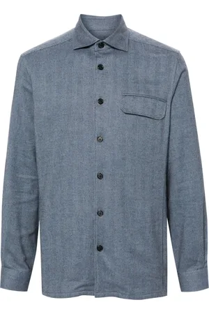 corneliani Giacca-camicia con colletto classico