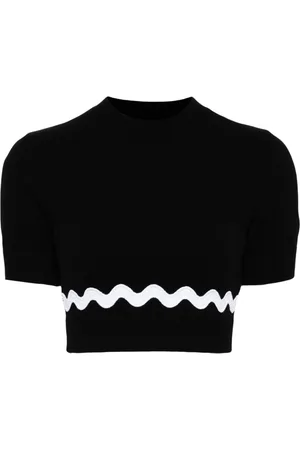 Patou Maglione crop Wave
