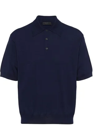 Prada Polo con maniche a spalla bassa