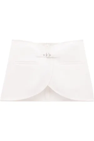 Courrèges Minigonna Ellipse con fibbia