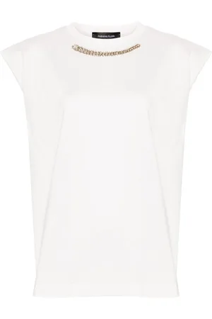 Fabiana Filippi T-shirt con perline