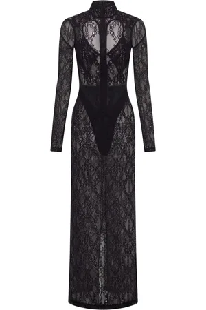 DION LEE Abito lungo con dettaglio cut-out