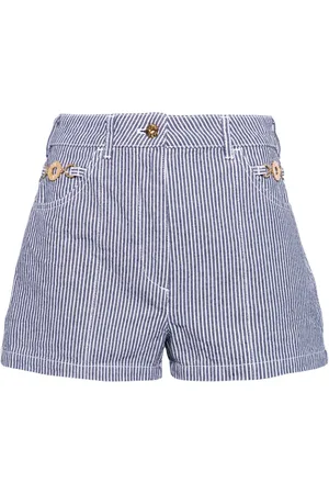 Patou Shorts corti denim a righe