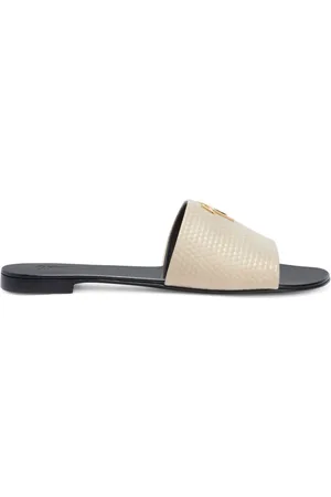 Giuseppe Zanotti Sandali slides Shirley con motivo geometrico