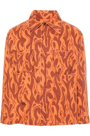 ERL Giacca-camicia con stampa
