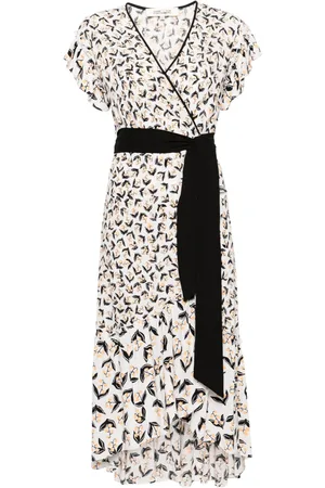 Diane von Furstenberg Abito Violla a fiori
