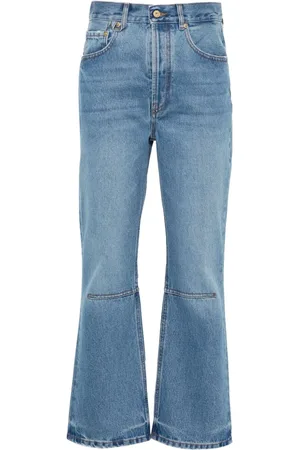 Jacquemus Jeans Le de-Nîmes crop a vita alta
