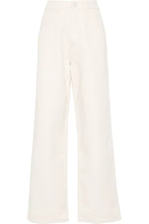 Kiton Jeans dritti a vita alta