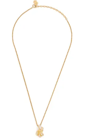 Dior Collana CC con strass CC
