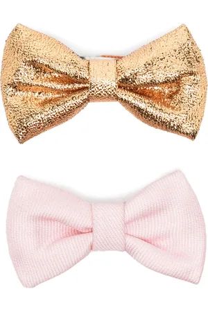 HUCKLEBONES LONDON Set di due fermagli con fiocco
