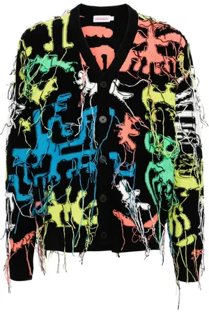 Charles Jeffrey Loverboy Cardigan con frange