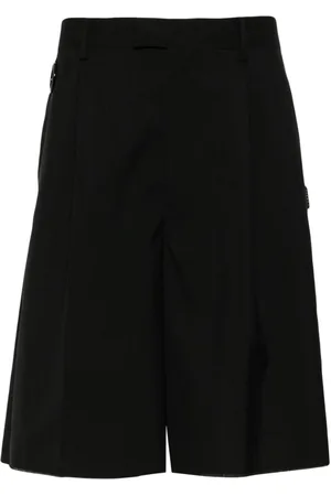 UNDERCOVER Bermuda denim a gamba ampia