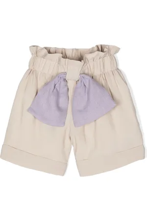 LA STUPENDERIA Shorts con fiocco
