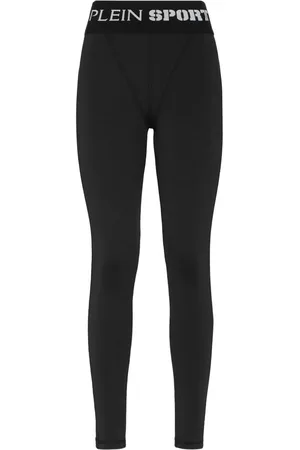Philipp Plein Leggings con banda logo