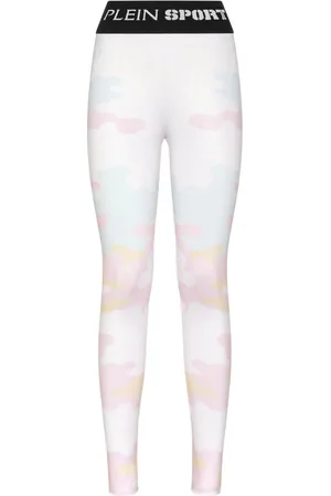 Philipp Plein Leggings con stampa camouflage