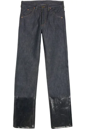 Maison Margiela Jeans dritti Selvedge a vita media