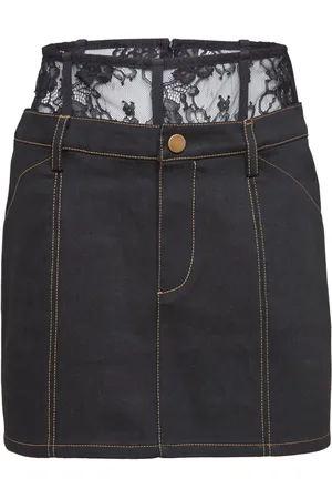 FLEUR DU MAL Minigonna con pizzo in vita