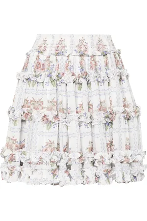 Needle & Thread Minigonna a fiori con ruches