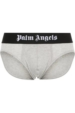 Palm Angels Set di 2 boxer con banda logo GG