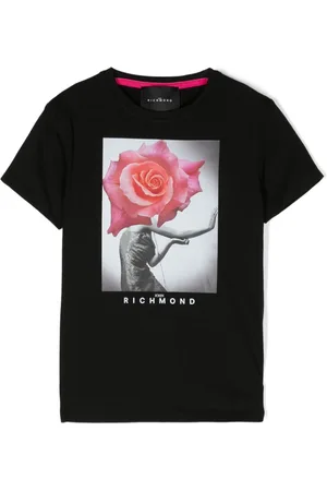 John Richmond T-shirt girocollo con stampa