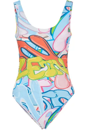 Philipp Plein Costume intero con stampa graffiti