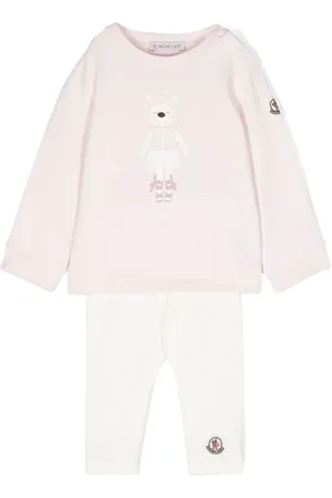 Moncler Set pantaloni con stampa