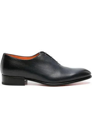 santoni Oxford con effetto coccodrillo