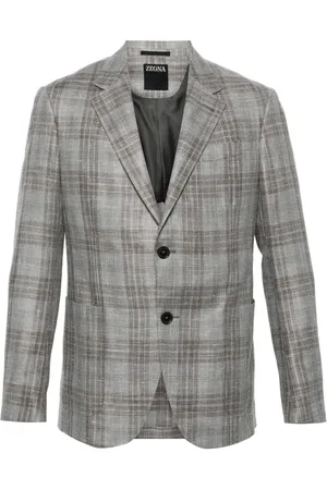Ermenegildo Zegna Blazer monopetto a quadri