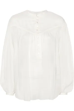 Isabel Marant Blusa Kiledia con punto smock