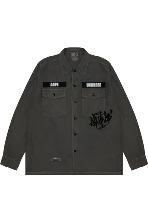 A Bathing Ape Camicia con dettaglio logo