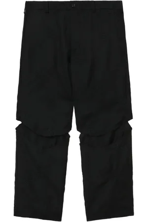 Comme des Garçons Pantaloni crop con dettaglio cut-out