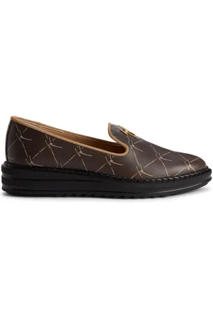 Giuseppe Zanotti Mocassini Tim con logo goffrato