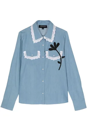 Cynthia Rowley Camicia con applicazione