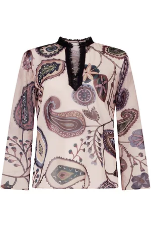 Silvia Tcherassi Blusa Toscana con stampa paisley
