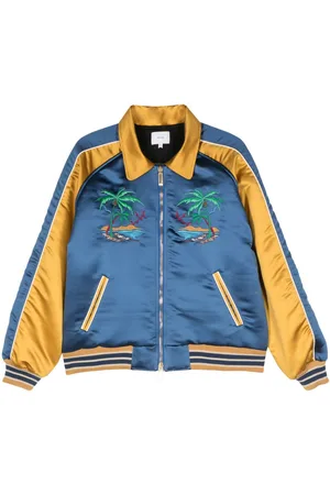 Rhude Bomber con design color-block