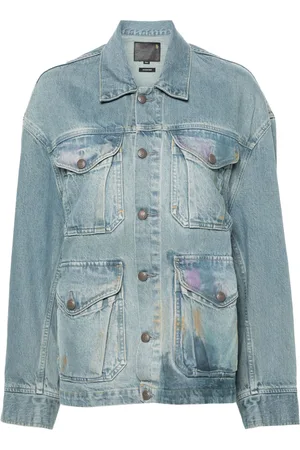 R13 Giacca denim oversize
