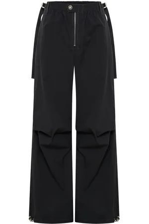 DION LEE Pantaloni Flight dritti con inserti