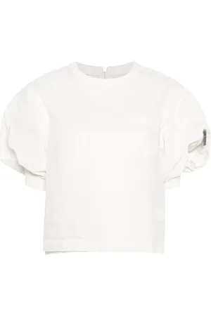 SACAI Blusa con maniche a palloncino