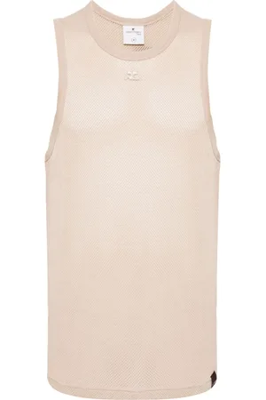 Courrèges Top con ricamo