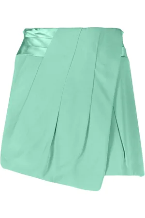 Balmain Shorts asimmetrici con pieghe