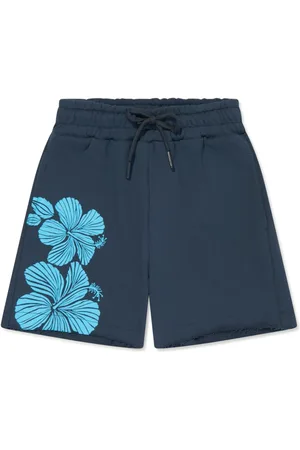 Msgm Shorts a fiori con coulisse