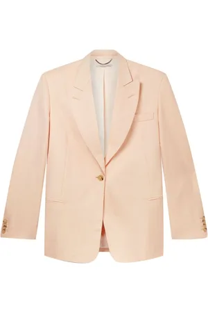 Stella McCartney Blazer monopetto con revers a lancia