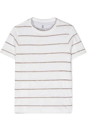 Brunello Cucinelli T-shirt a righe
