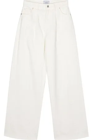 Halfboy Jeans a gamba ampia con applicazione