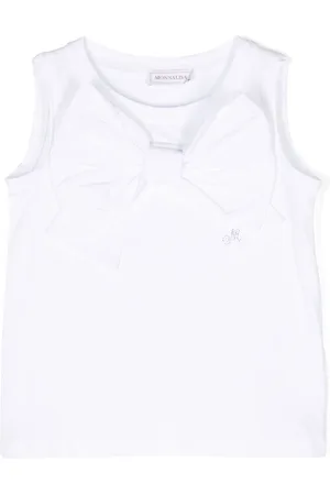 MONNALISA Top smanicato con fiocco oversize
